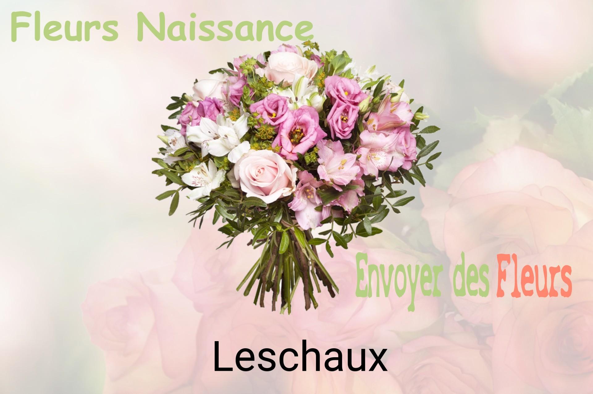 Bouquet de fleurs de naissance livré à Leschaux
