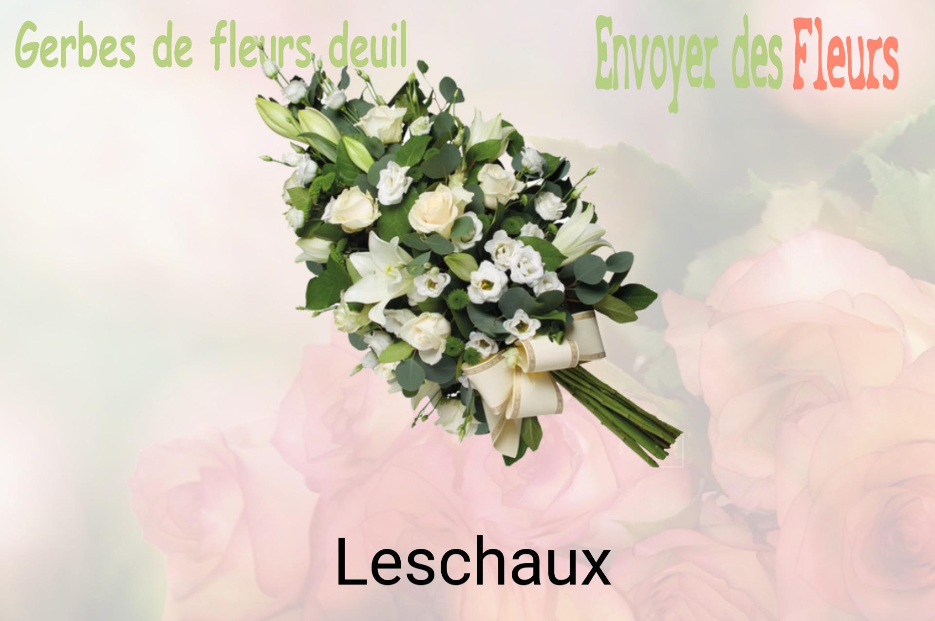 Gerbe de fleurs de deuil livrée à Leschaux